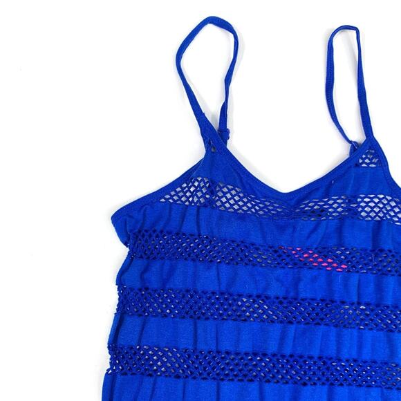 Mesh Fishnet Bodycon Tank Top Lingerie - Picture 3 of 9